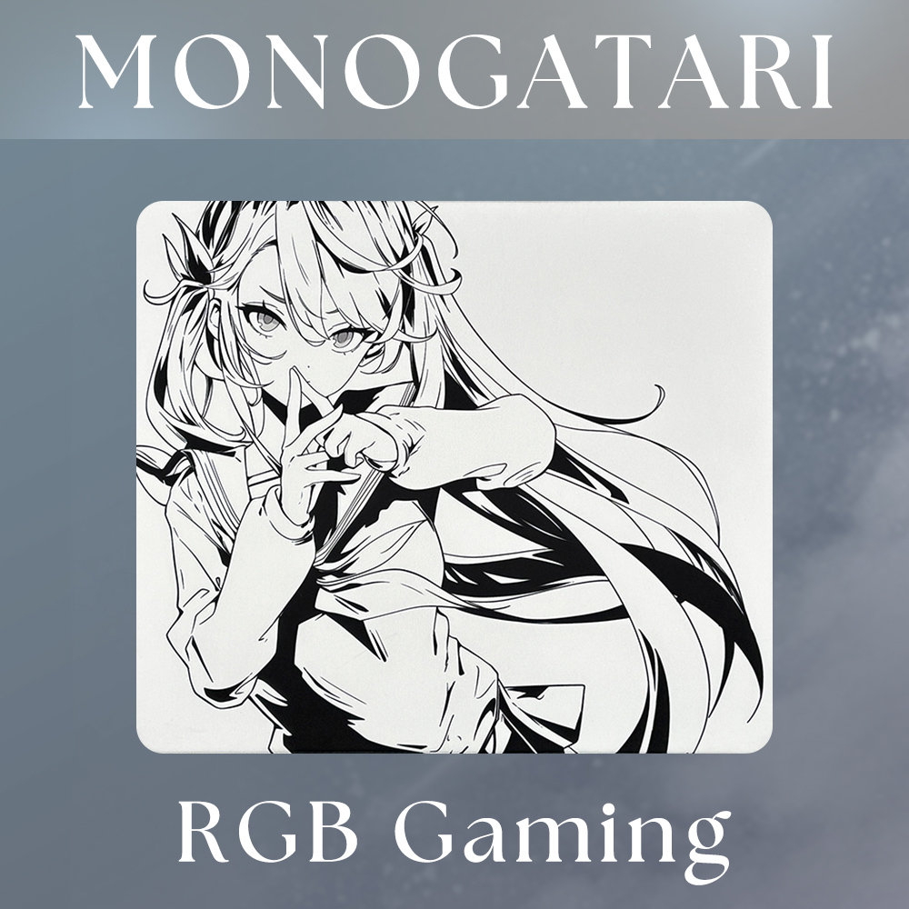 MONOGATARI  RGB Gaming マウスパッド