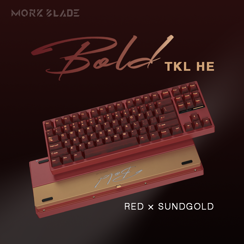 MORKBLADE SCARLET / SANDGOLD ラピッドトリガー キーボード