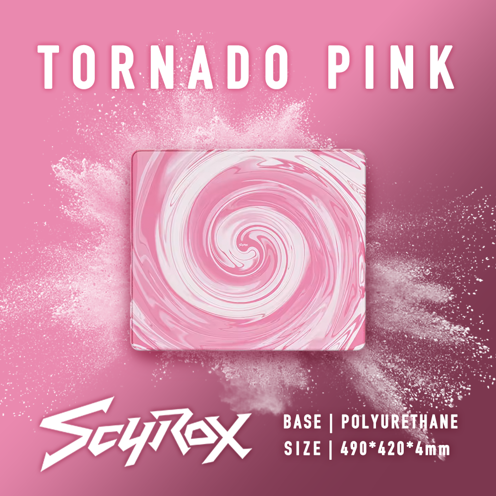 SCYROX Tornado マウスパッド ピンク