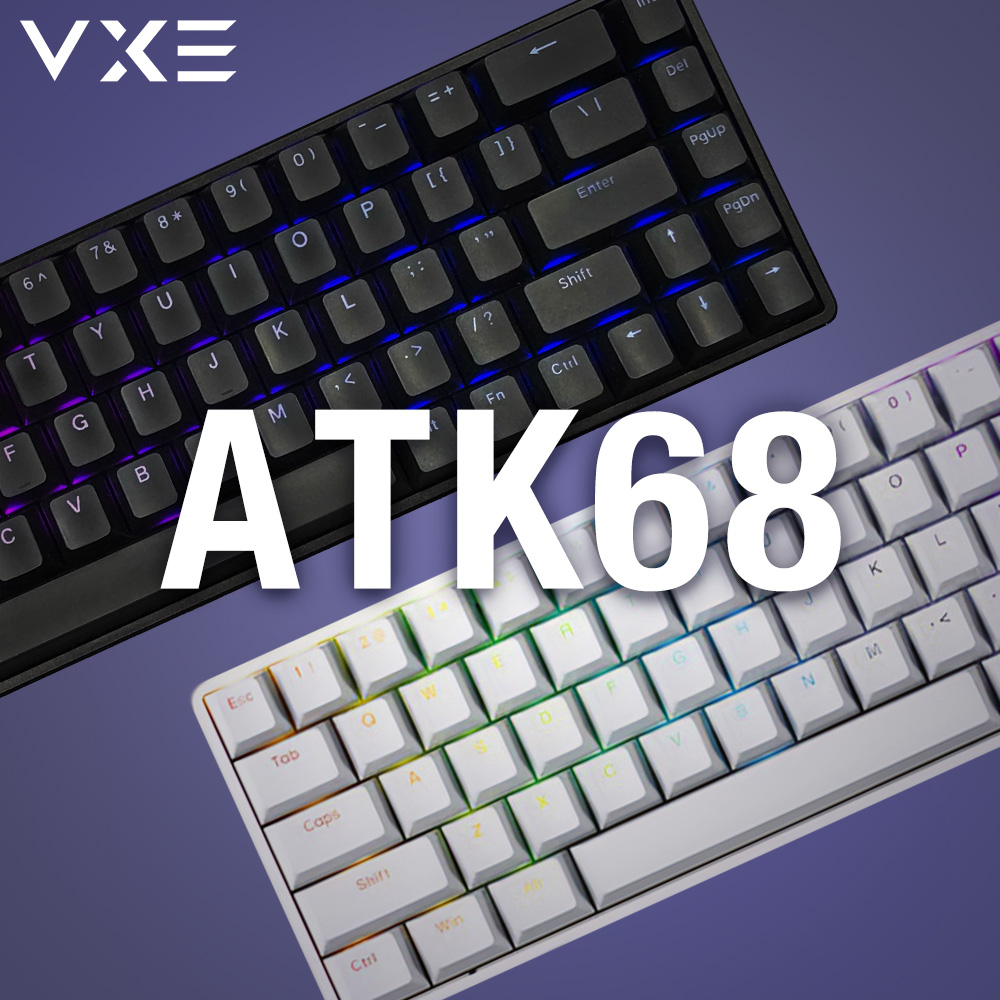送料無料 VXE ATK68 Magnetic Switch Mechanical Keyboard