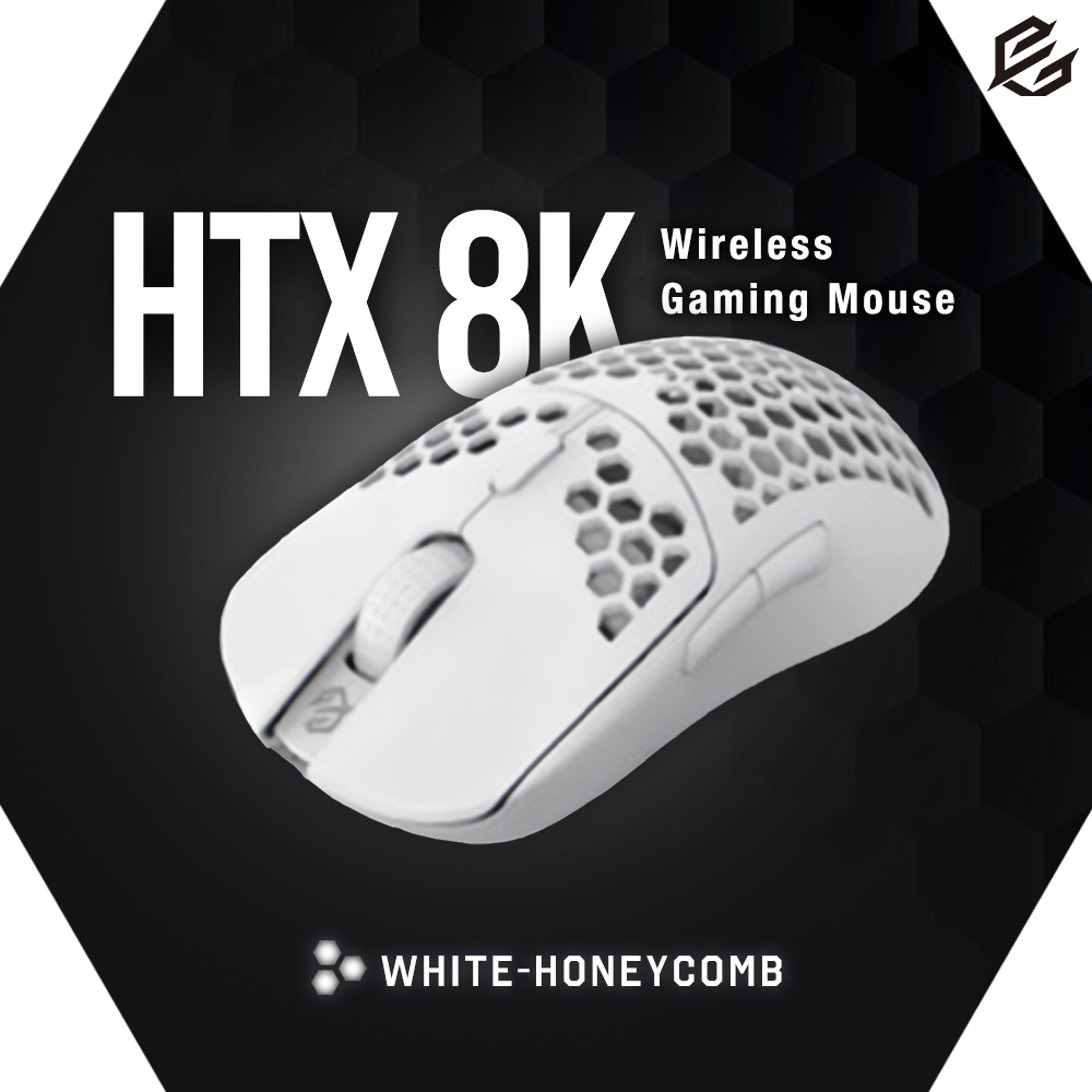 G-Wolves HTX 8K Wireless White-Honeycomb 39g ゲーミングマウス