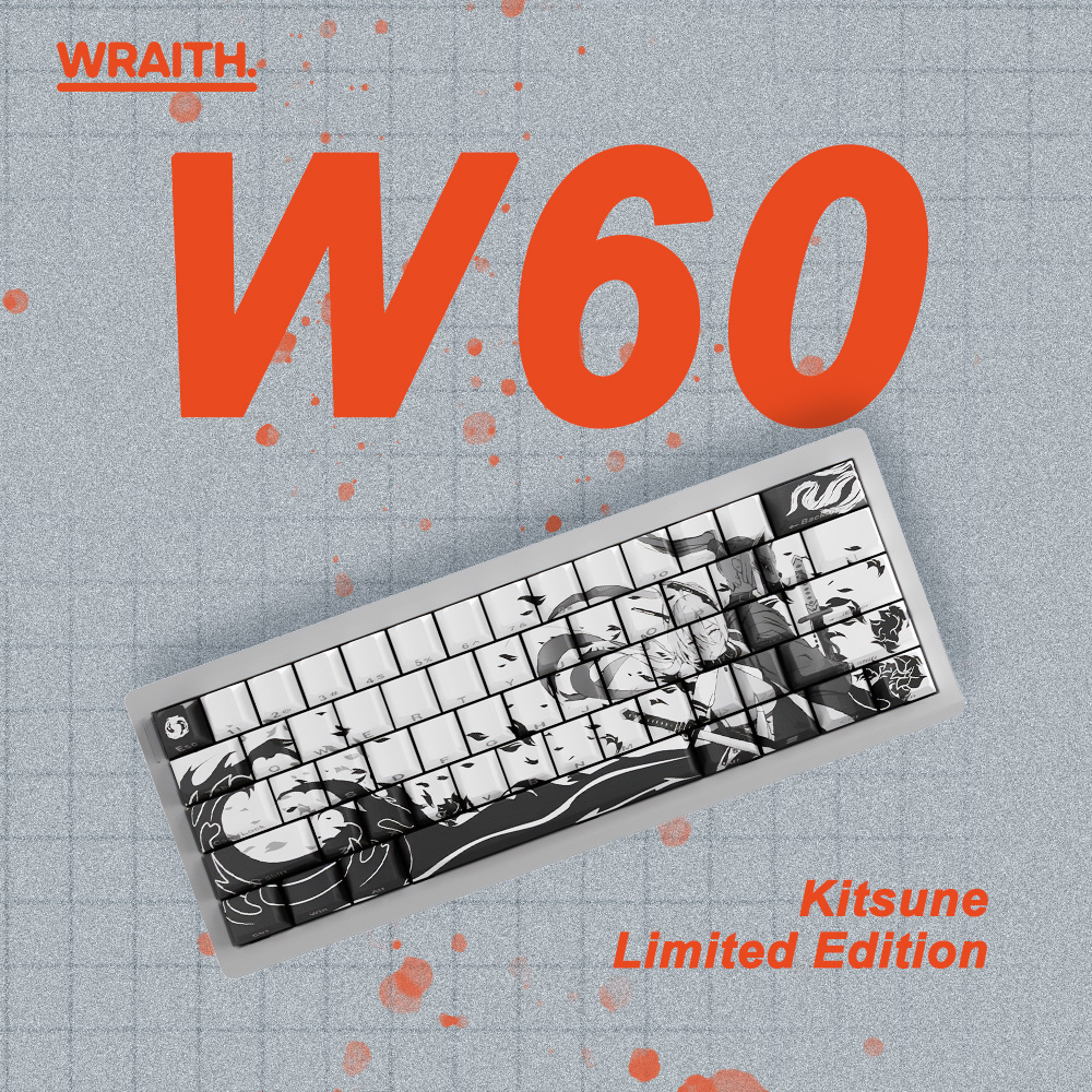 Wraith W60 ラピッドトリガー キーボード 限定版 キツネエディション (マグネティックスイッチ / HE)