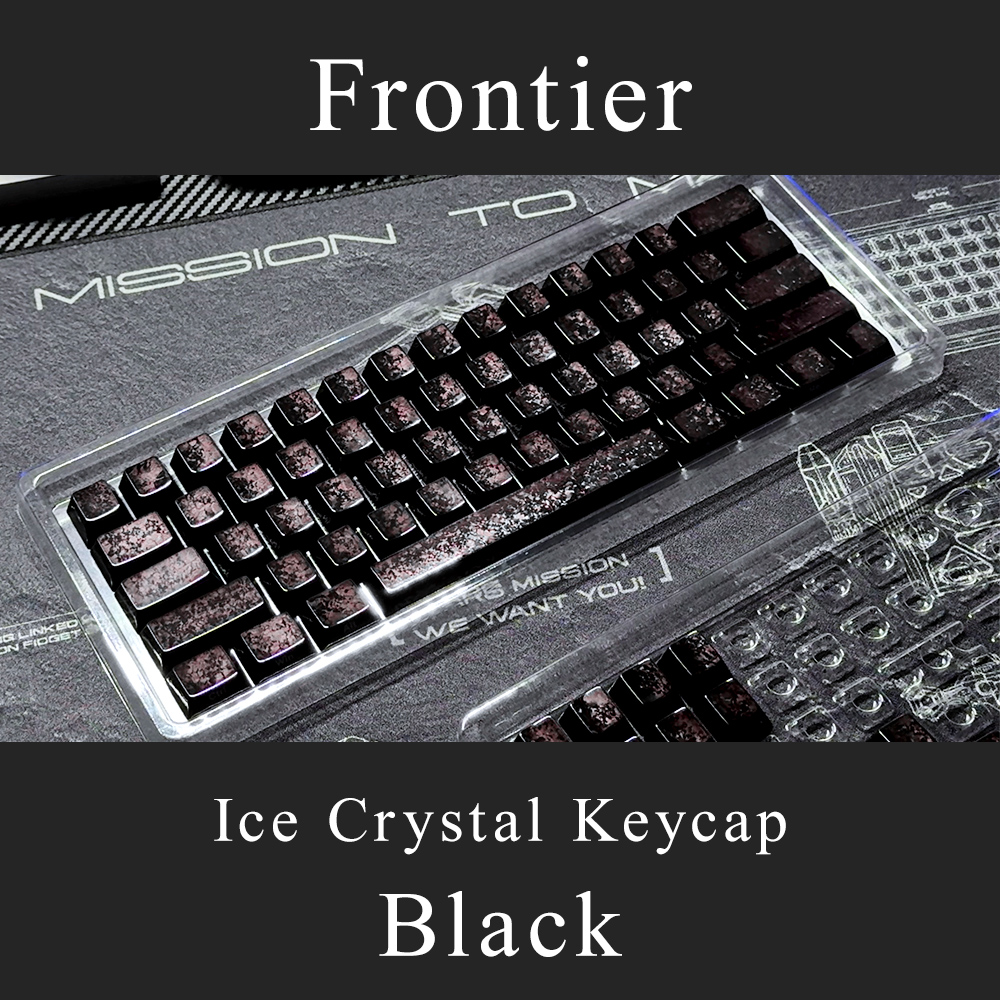 Frontier Ice Crystal Keycap Black